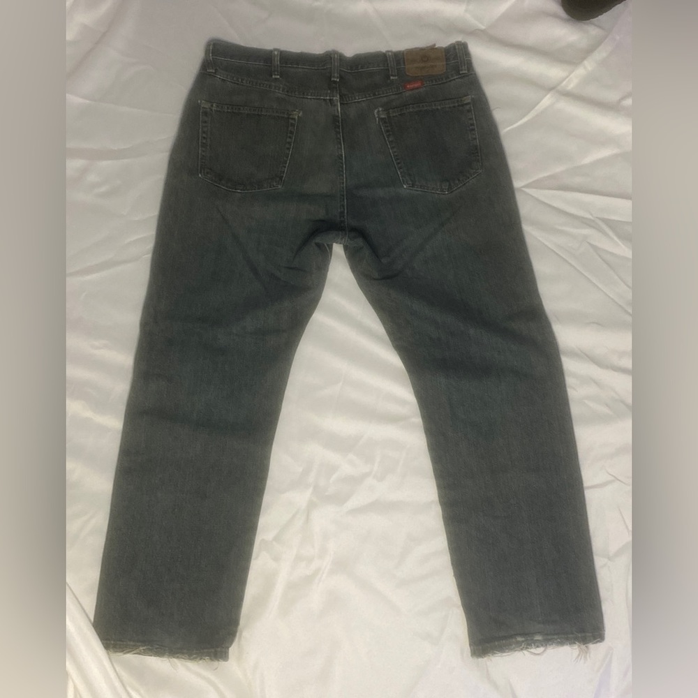 Wrangler pants, grey, 38 waist 30 length